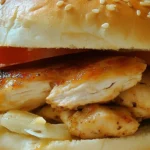 Heavenly Chicken Garlic Sandwiches