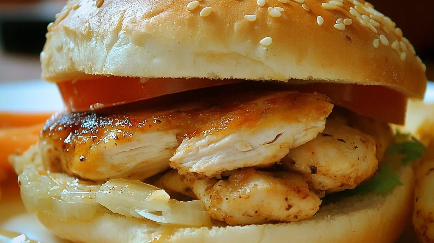 Heavenly Chicken Garlic Sandwiches