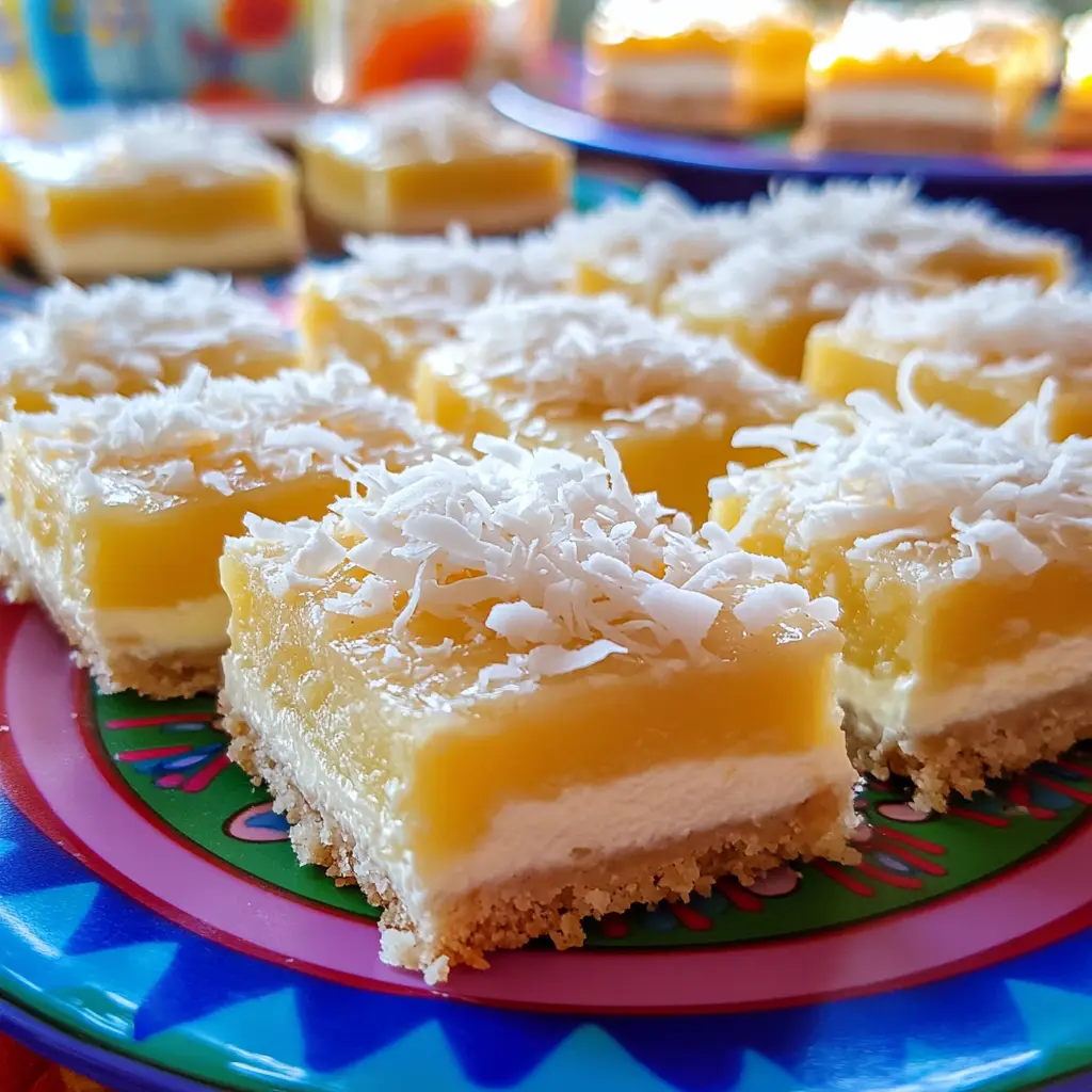 Creative lemon bars with cake mix toppings